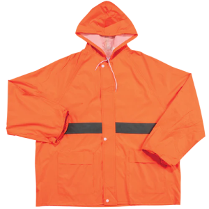 Rubberrised Rain Suit With Reflective Tape