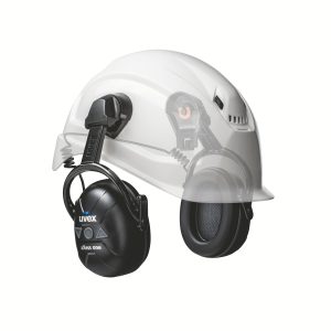 uvex aXess one helmet earmuffs complete unit