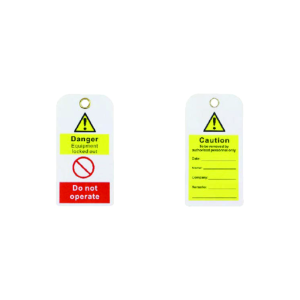 Safety Warning Tag
