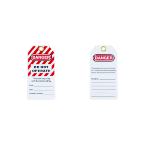 Safety Warning Tag