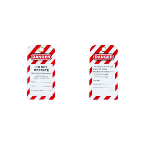 Safety Warning Tag